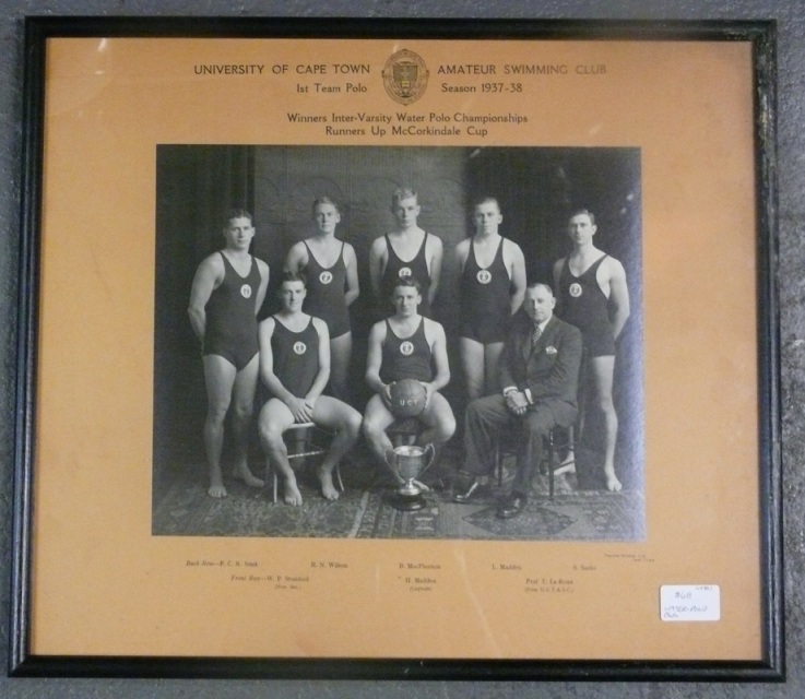 VINTAGE WATER POLO SWIMMING TEAM PHOTO